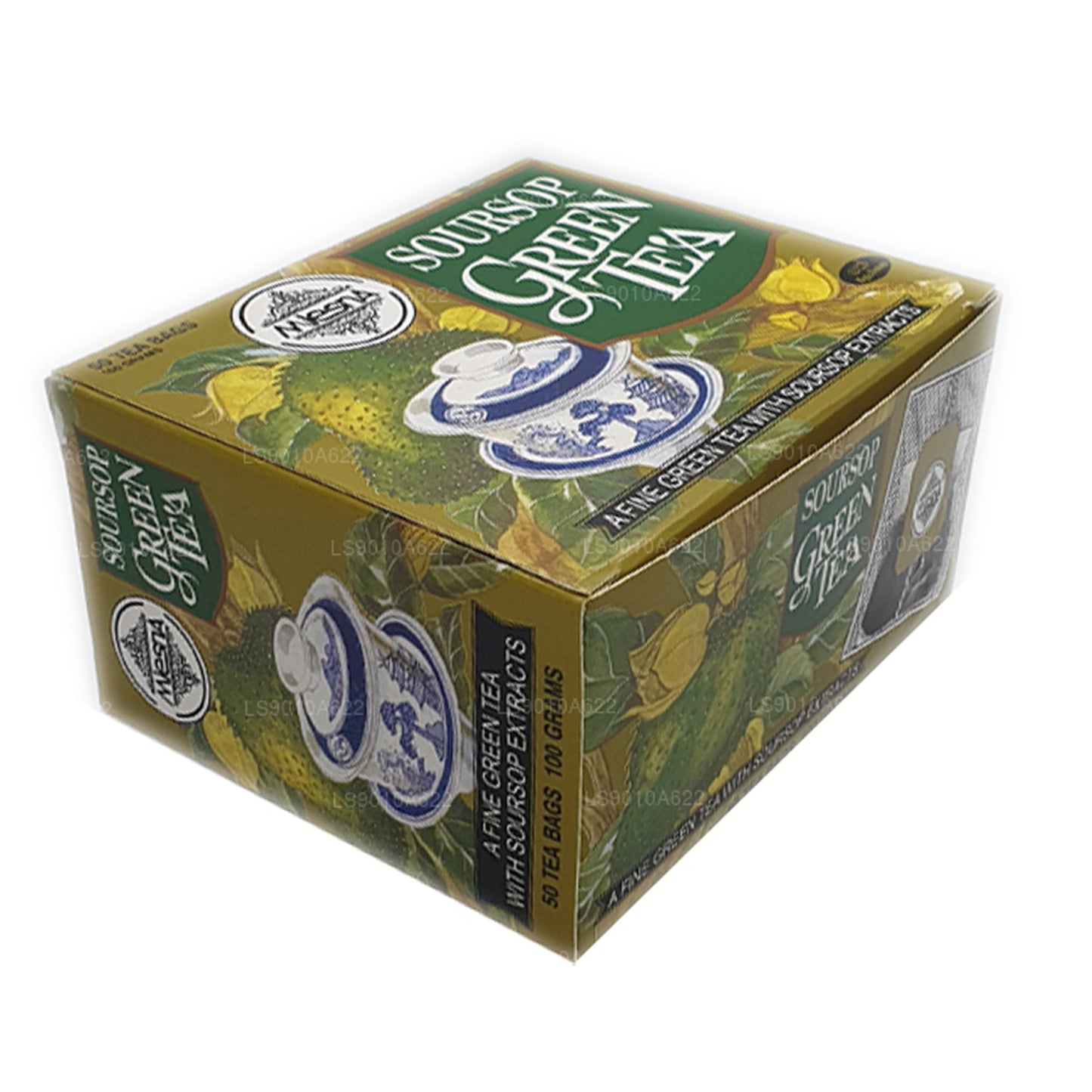 Mlesna Soursop grönt te (100g) 50 tepåsar