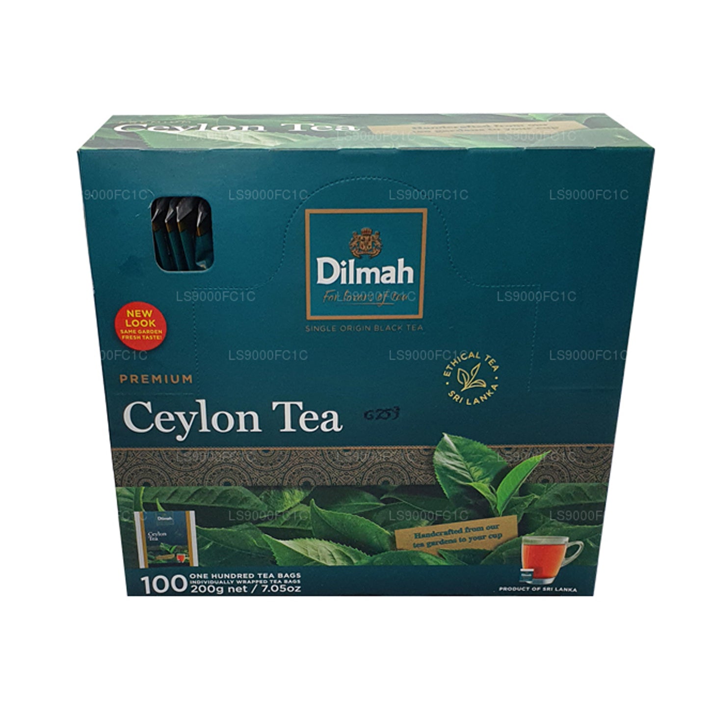 Dilmah Premium Ceylon te, individuellt förpackade 100 tepåsar (200g)