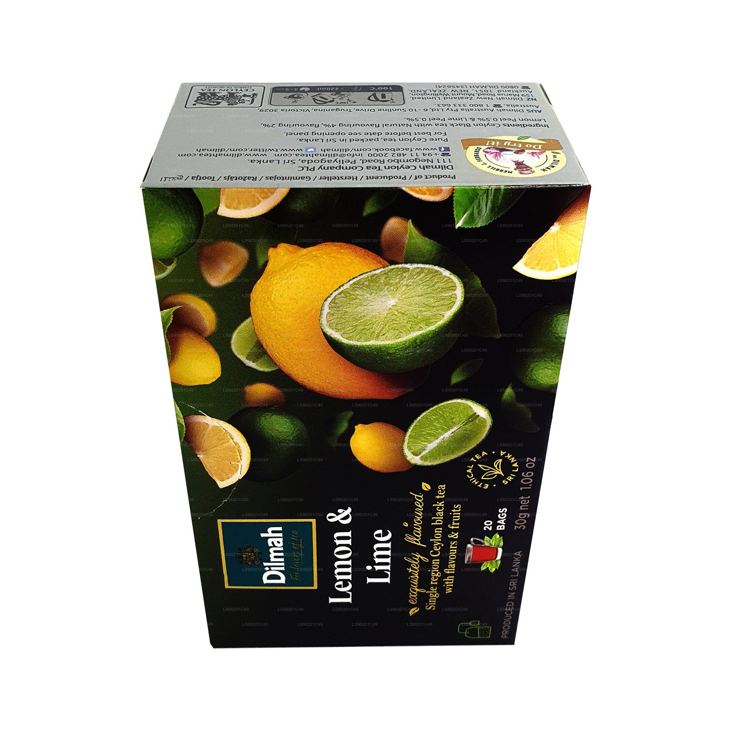 Dilmah citron smaksatt te (30g) 20 tepåsar