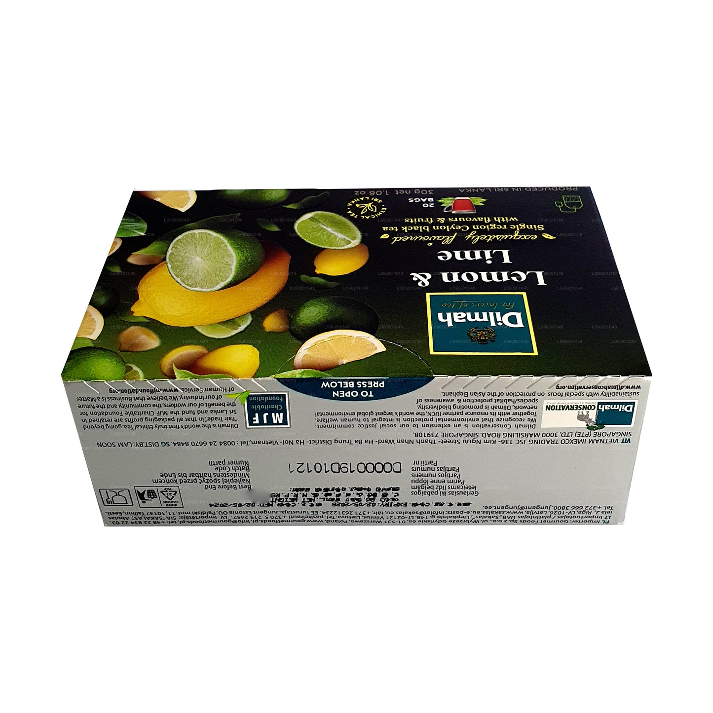 Dilmah citron smaksatt te (30g) 20 tepåsar