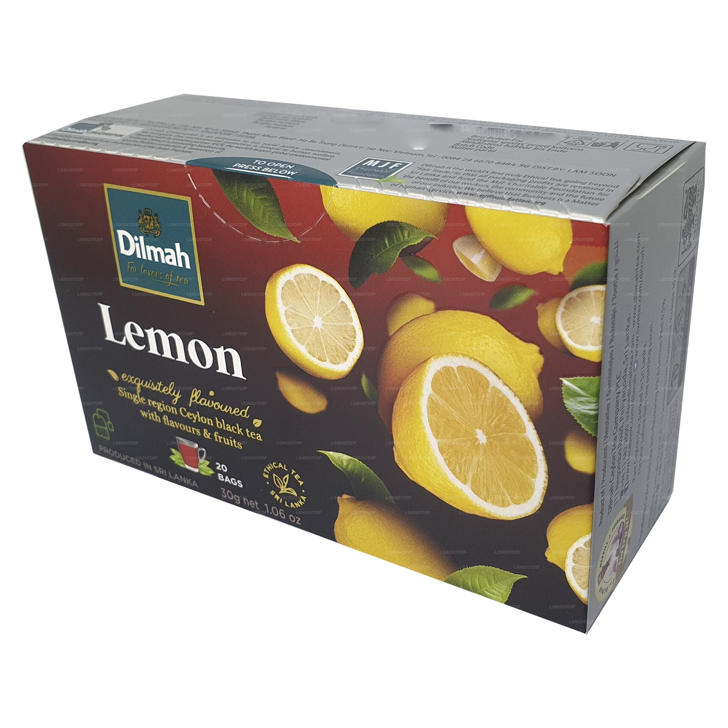 Dilmah citron smaksatt te (30g) 20 tepåsar