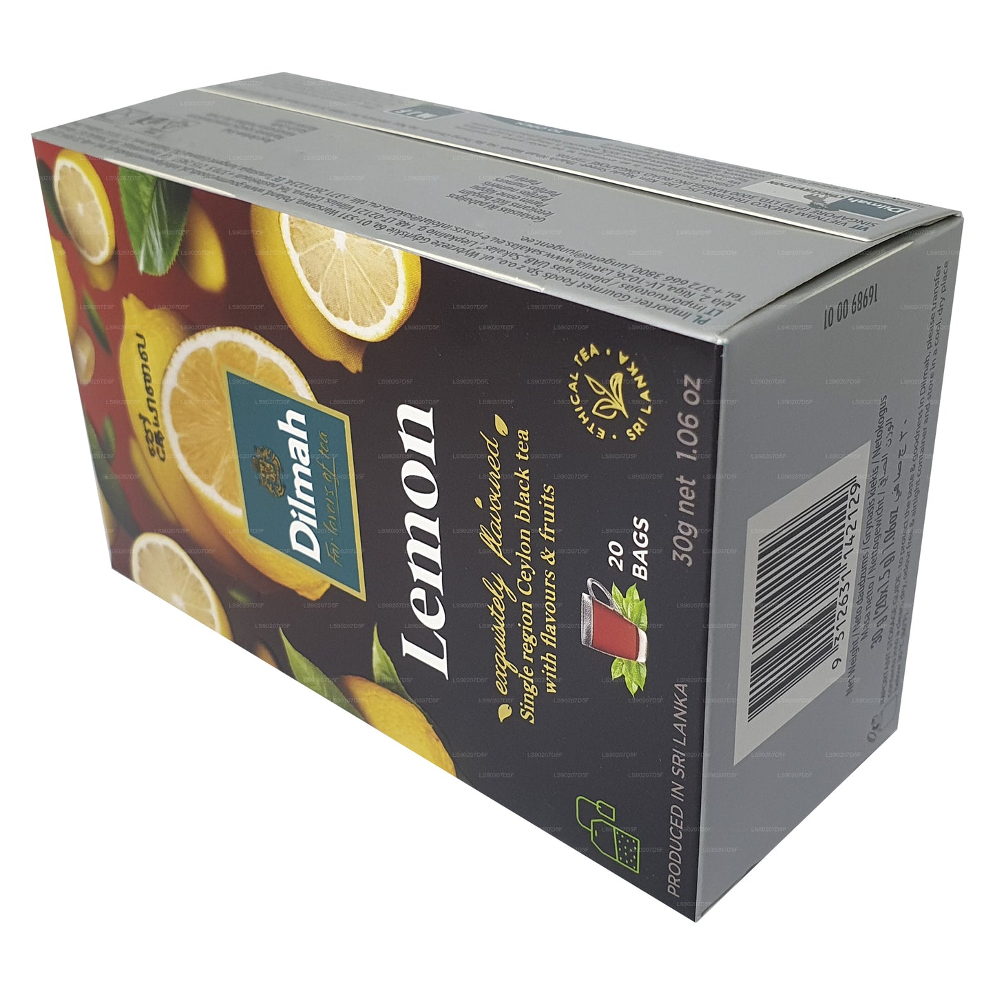 Dilmah citron smaksatt te (30g) 20 tepåsar