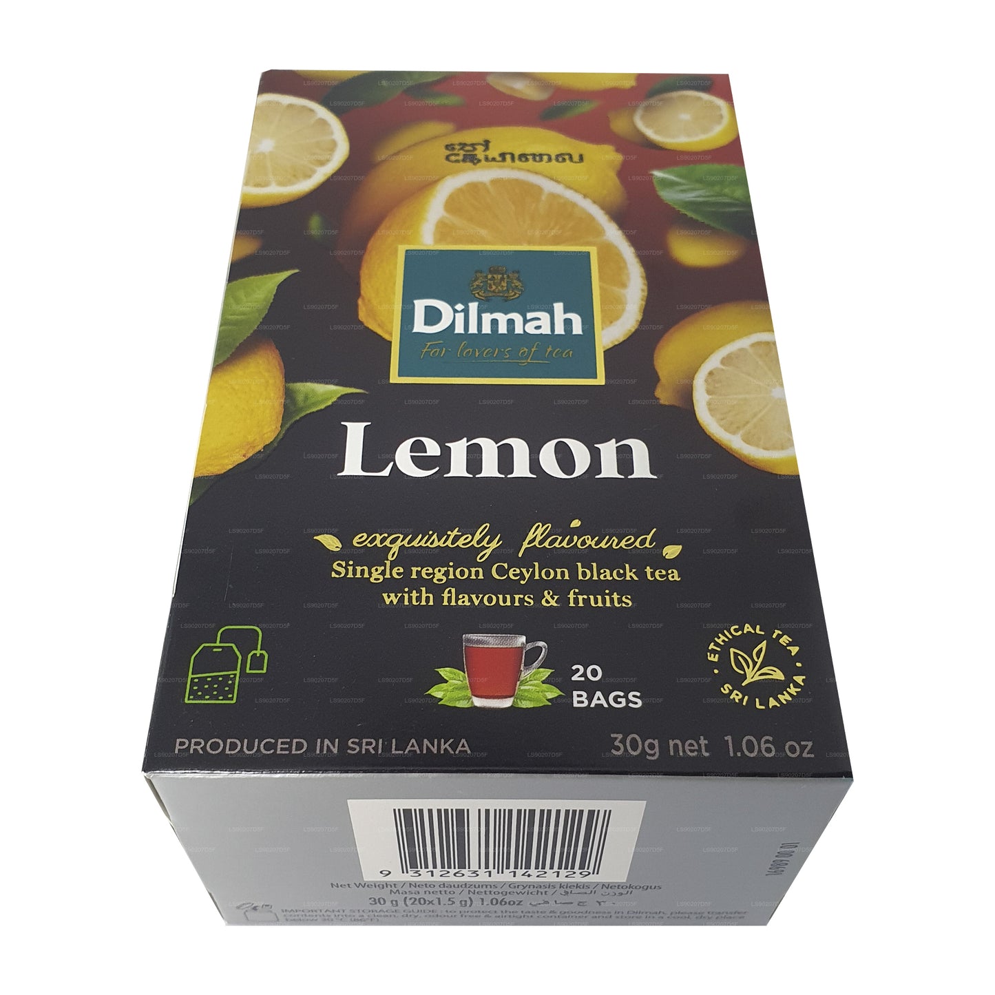 Dilmah citron smaksatt te (30g) 20 tepåsar