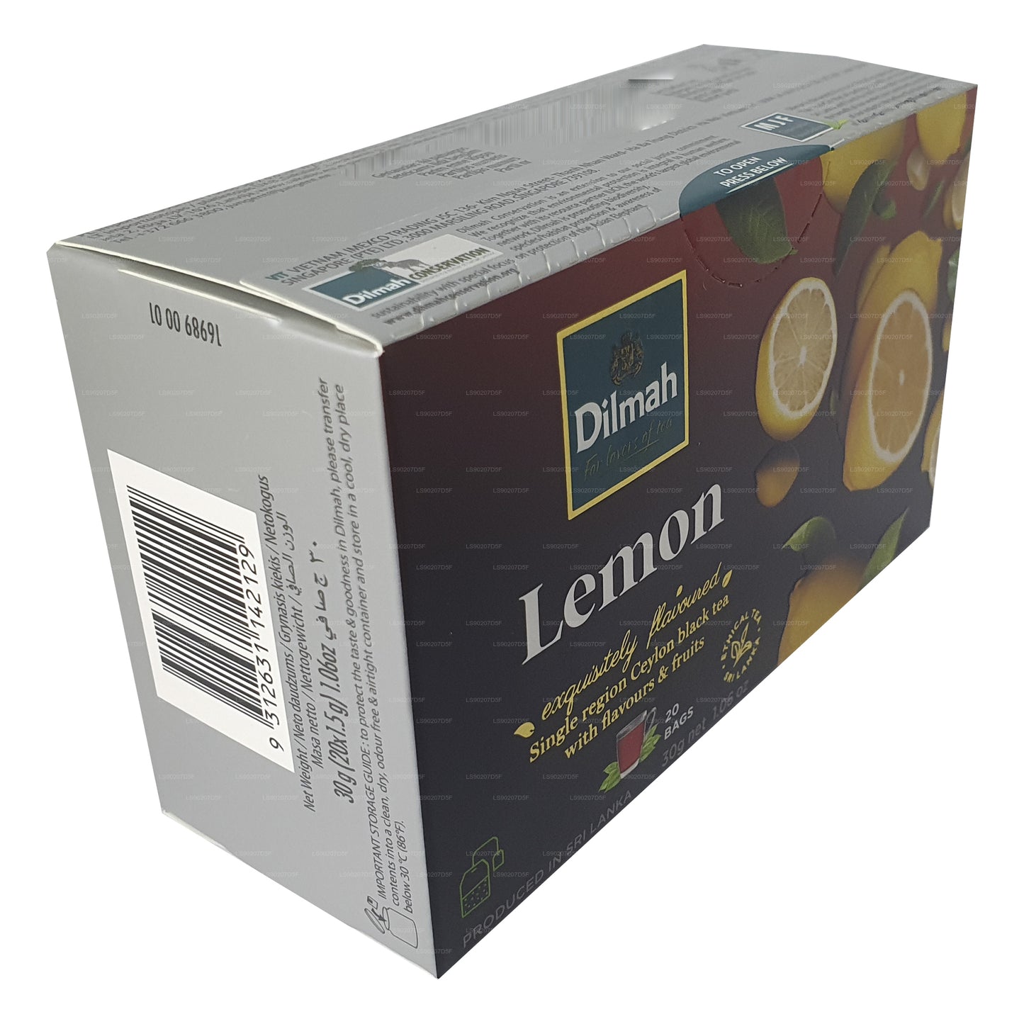Dilmah citron smaksatt te (30g) 20 tepåsar