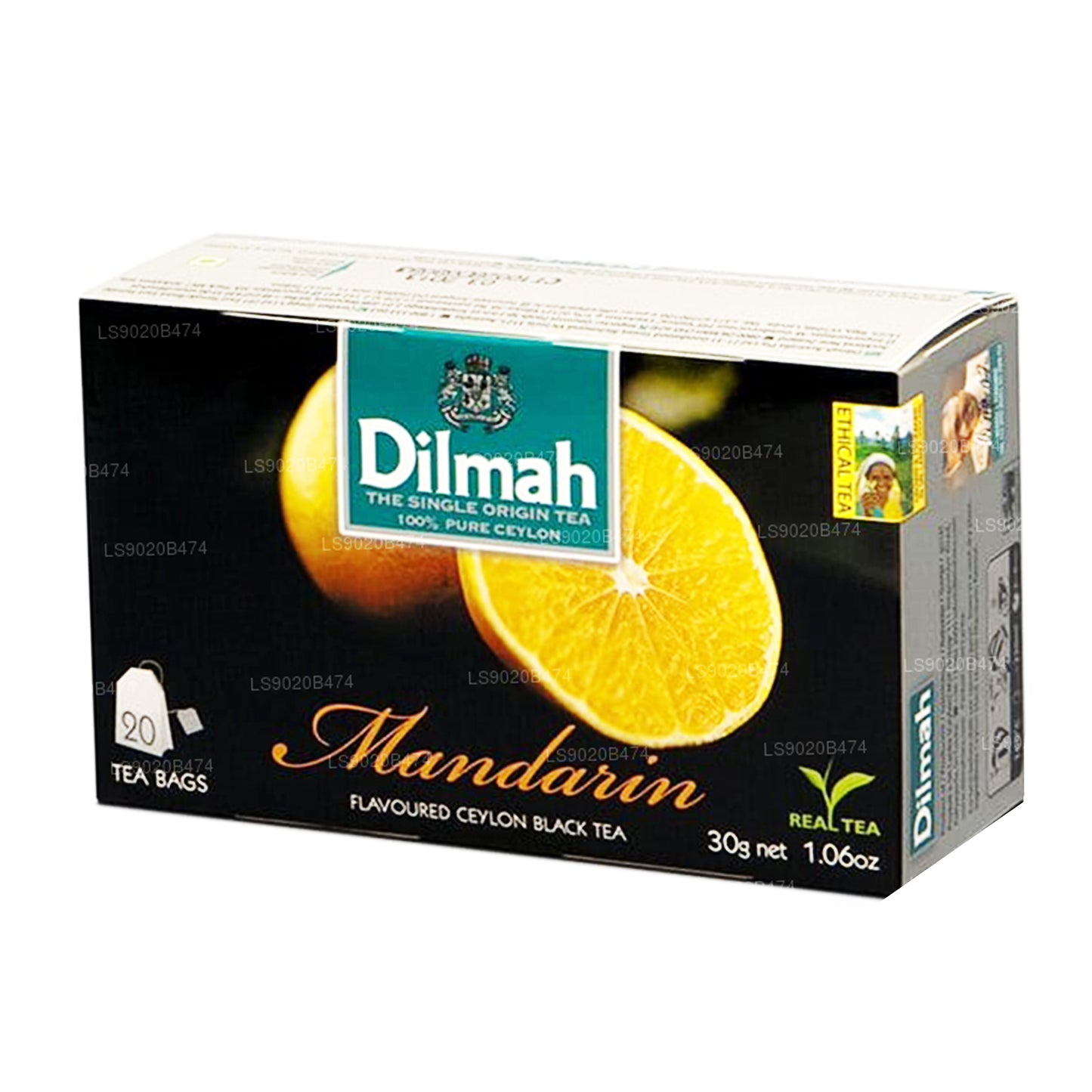 Dilmah Mandarin smaksatt te (30g) 20 tepåsar