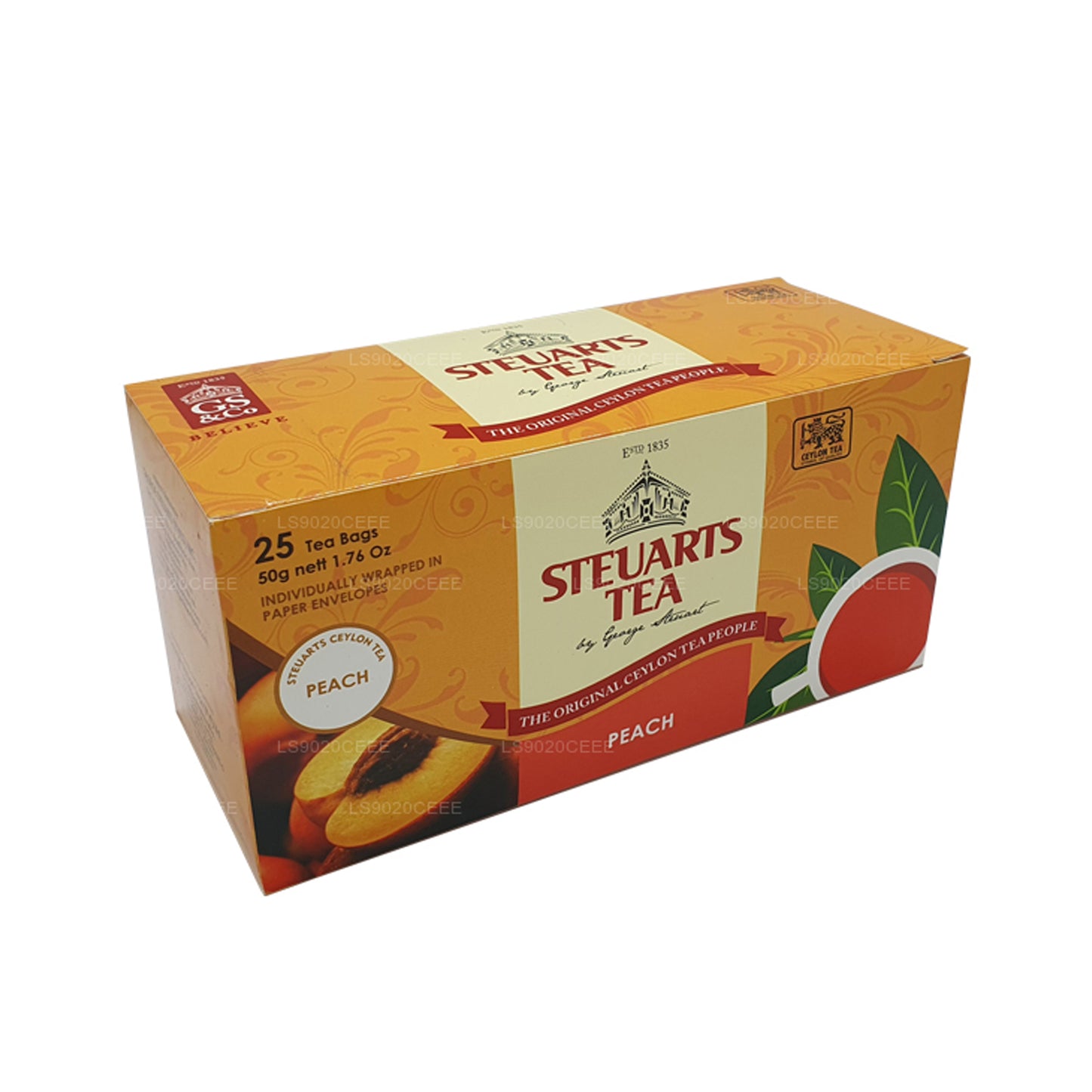 Steuarts persika te (50g) 25 påsar