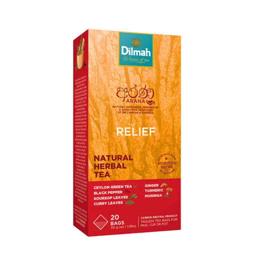 Dilmah Arana lättnad naturligt örtgrönt te (20 tagless tepåsar)