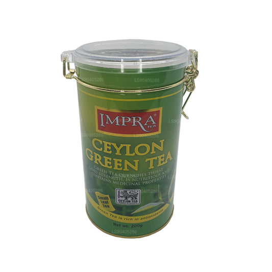 Impra grönt te små blad (200g) Caddy
