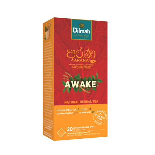 Dilmah Arana vaken naturligt örtgrönt te (20 tagless tepåsar)