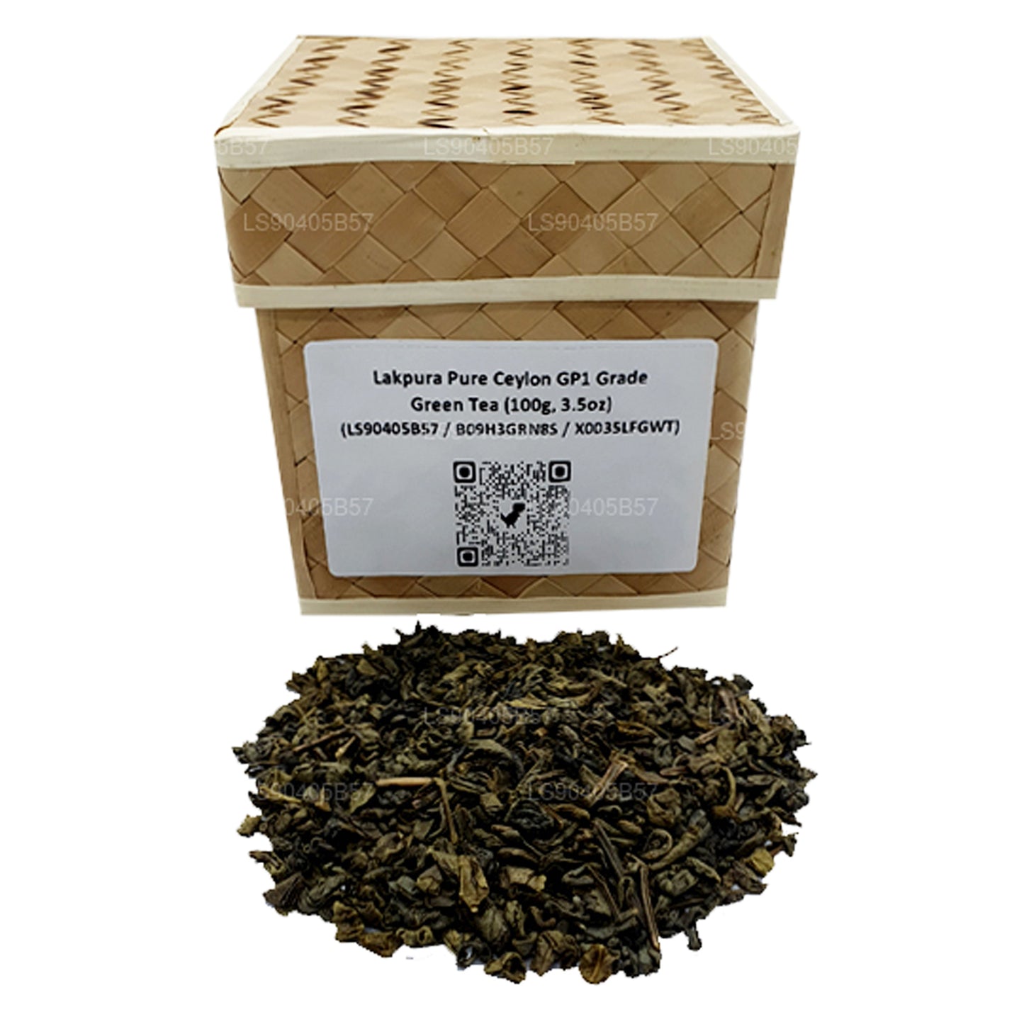 Lakpura ren Ceylon GP1 Grade grönt te (100g)