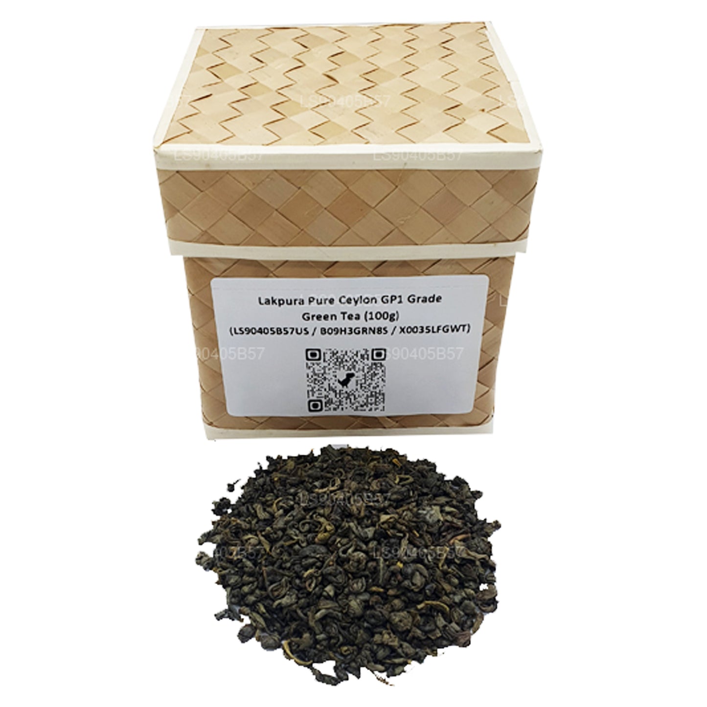 Lakpura ren Ceylon GP1 Grade grönt te (100g)