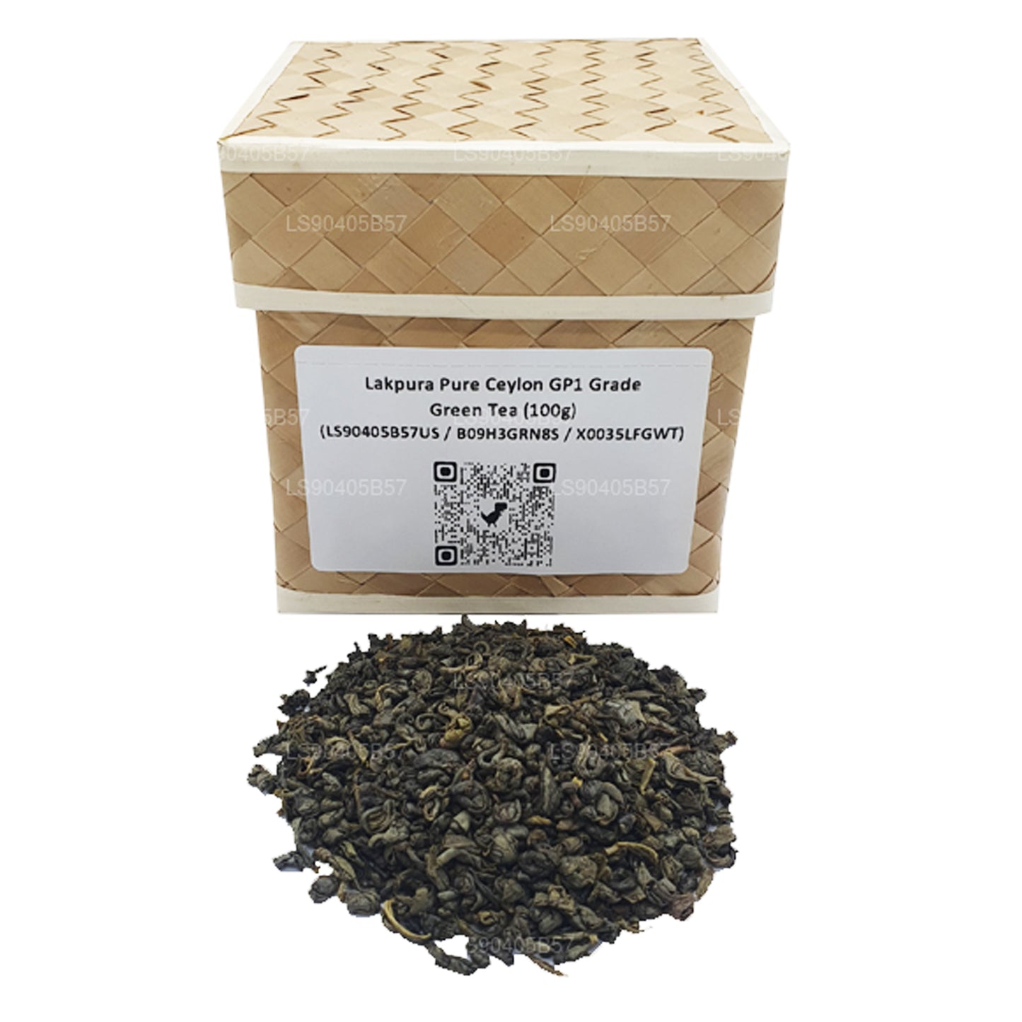 Lakpura ren Ceylon GP1 Grade grönt te (100g)
