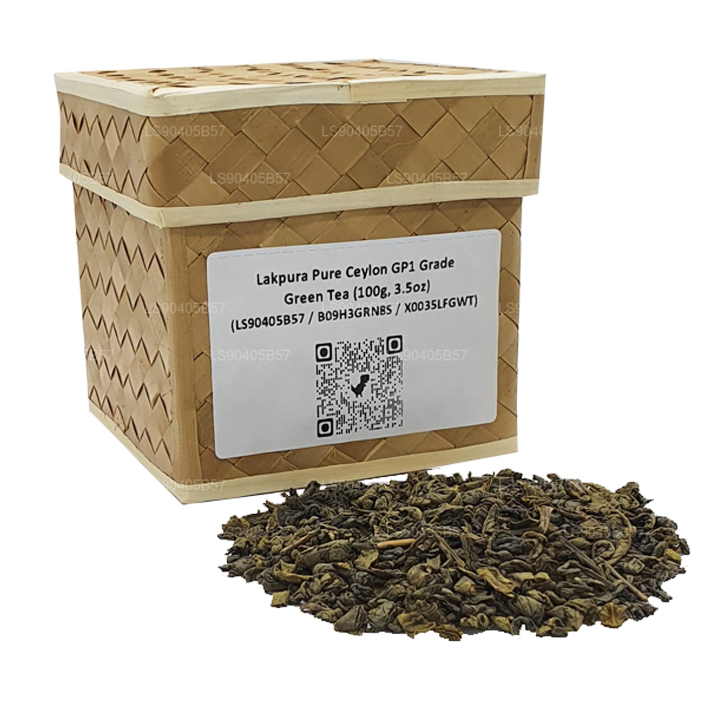 Lakpura ren Ceylon GP1 Grade grönt te (100g)