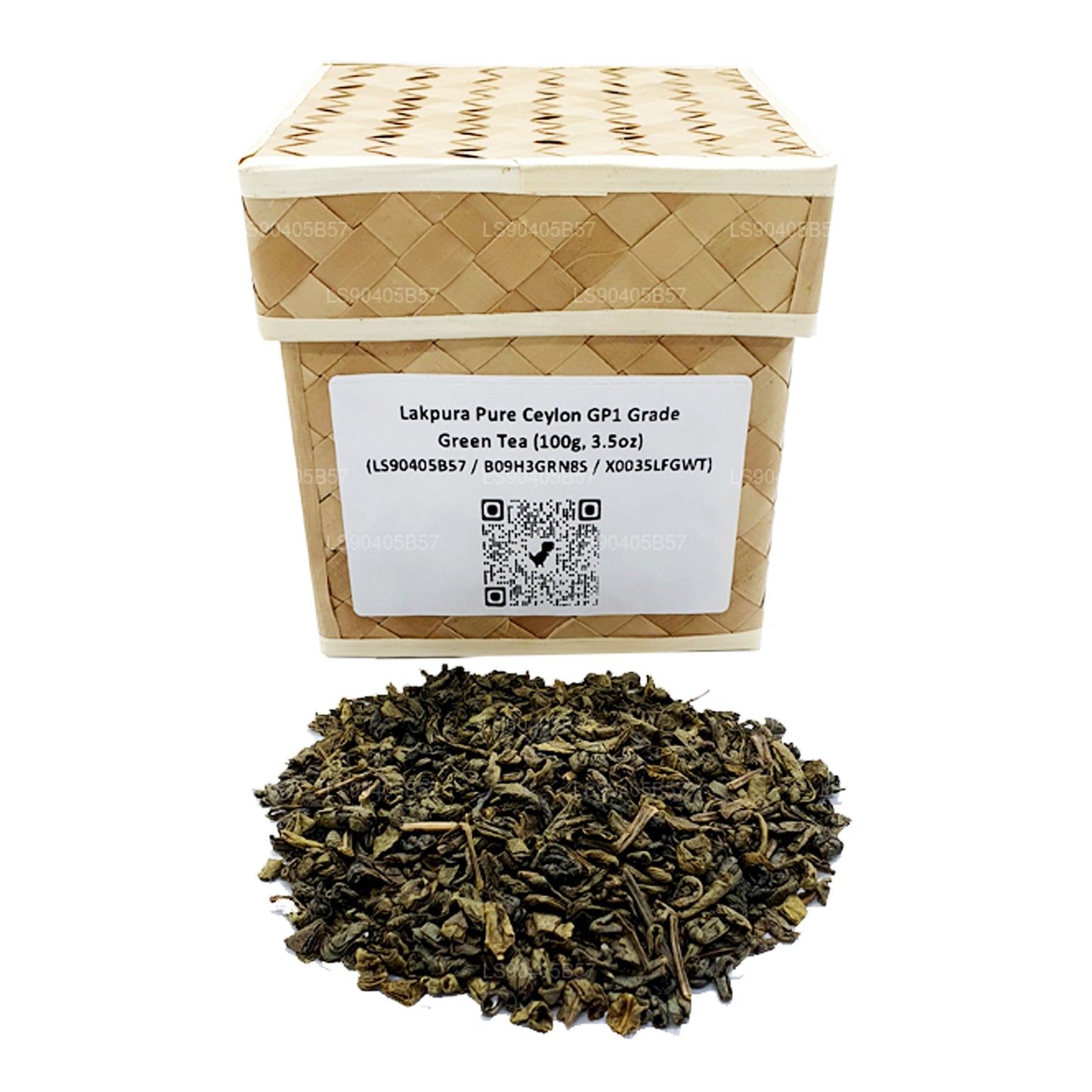 Lakpura ren Ceylon GP1 Grade grönt te (100g)