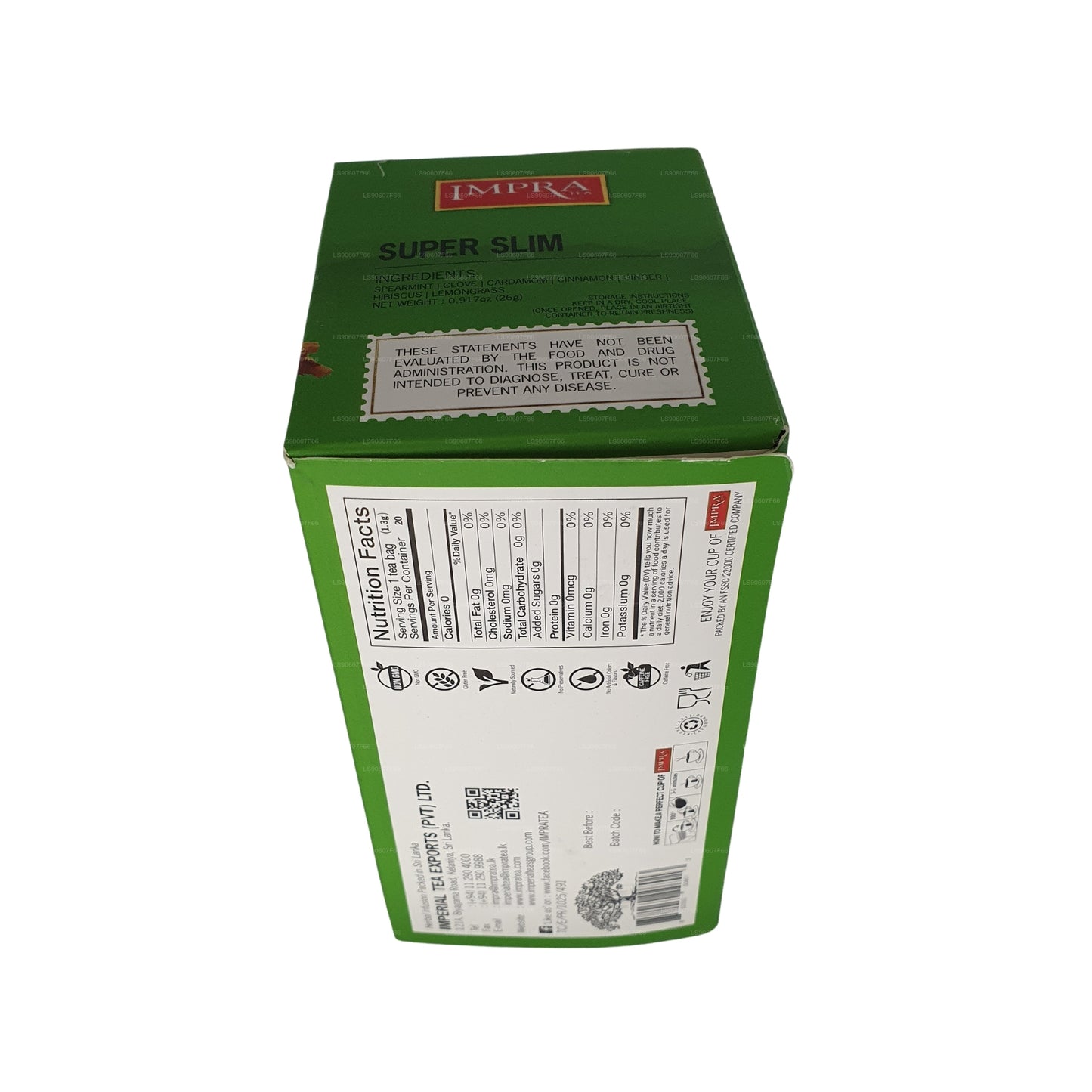 Impra Super Slim Tea (26g) 20 Tea Bags