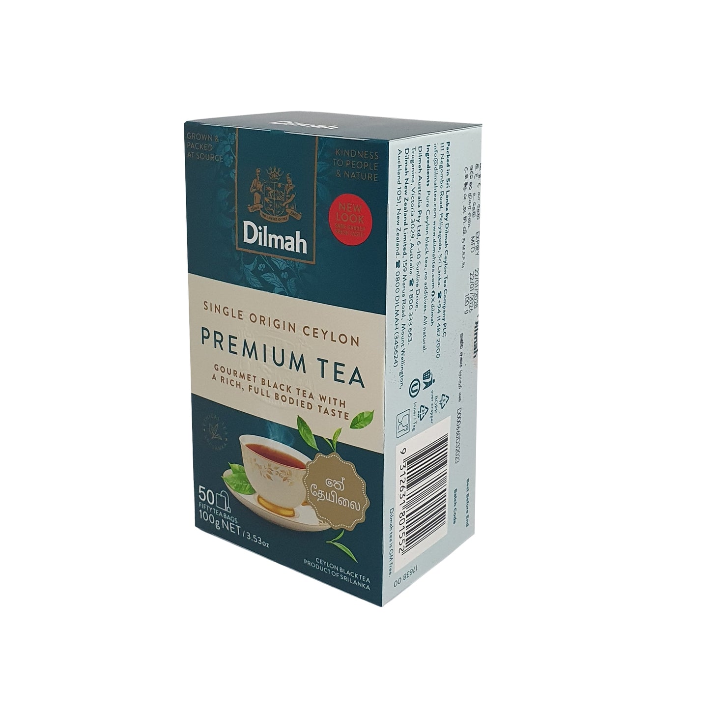 Dilmah Premium Ceylon Tepåsar