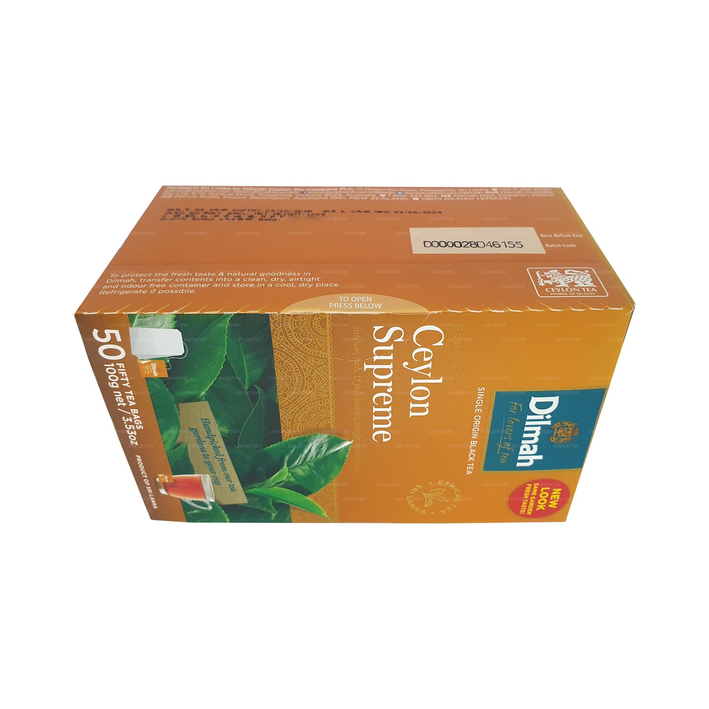 Dilmah Ceylon Supreme (100g) 50 tepåsar