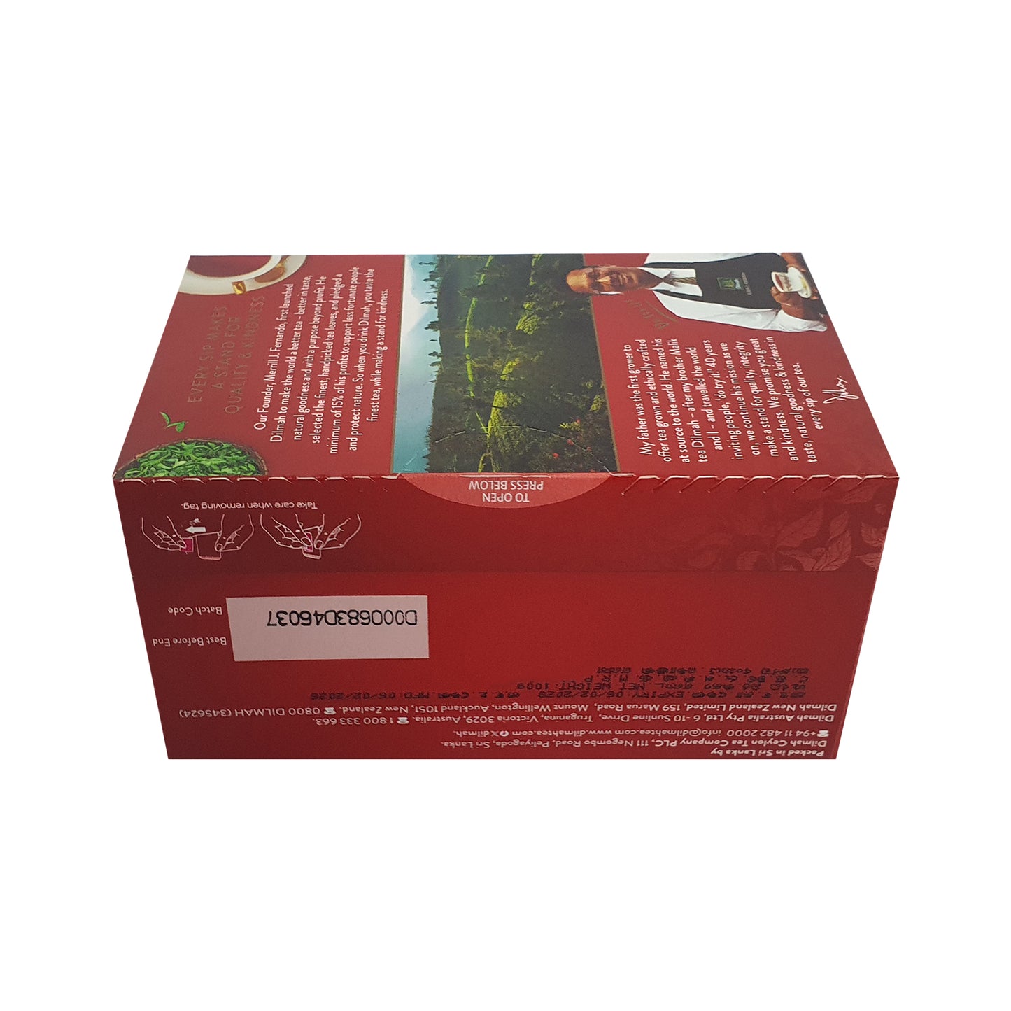 Dilmah engelsk frukost te, 50 tepåsar (100g)