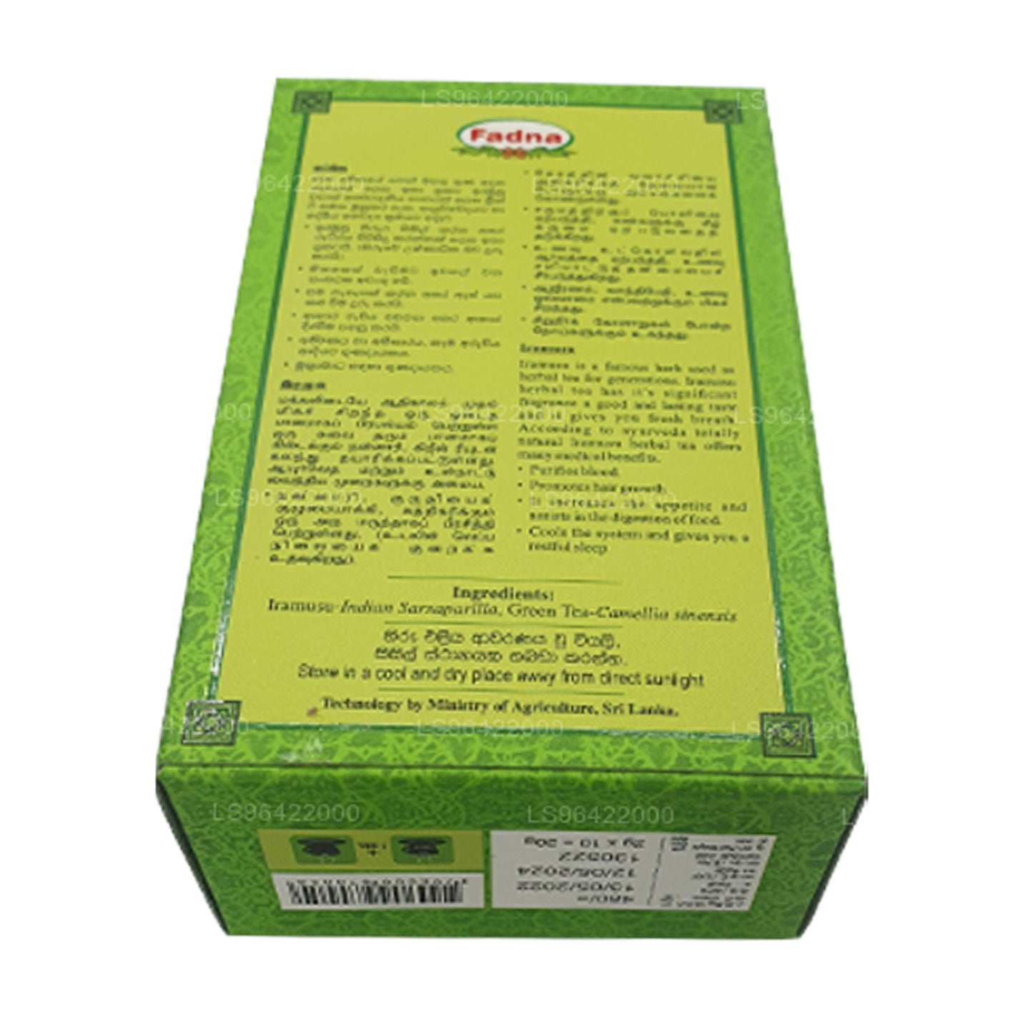 Fadna Ilamusu te Örtte (20g) 10 tepåsar