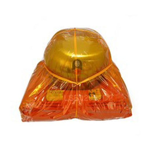 Lakpura® Ata Pirikara (Thailändsk morgonrock i ren bomull med skål i rostfritt stål)