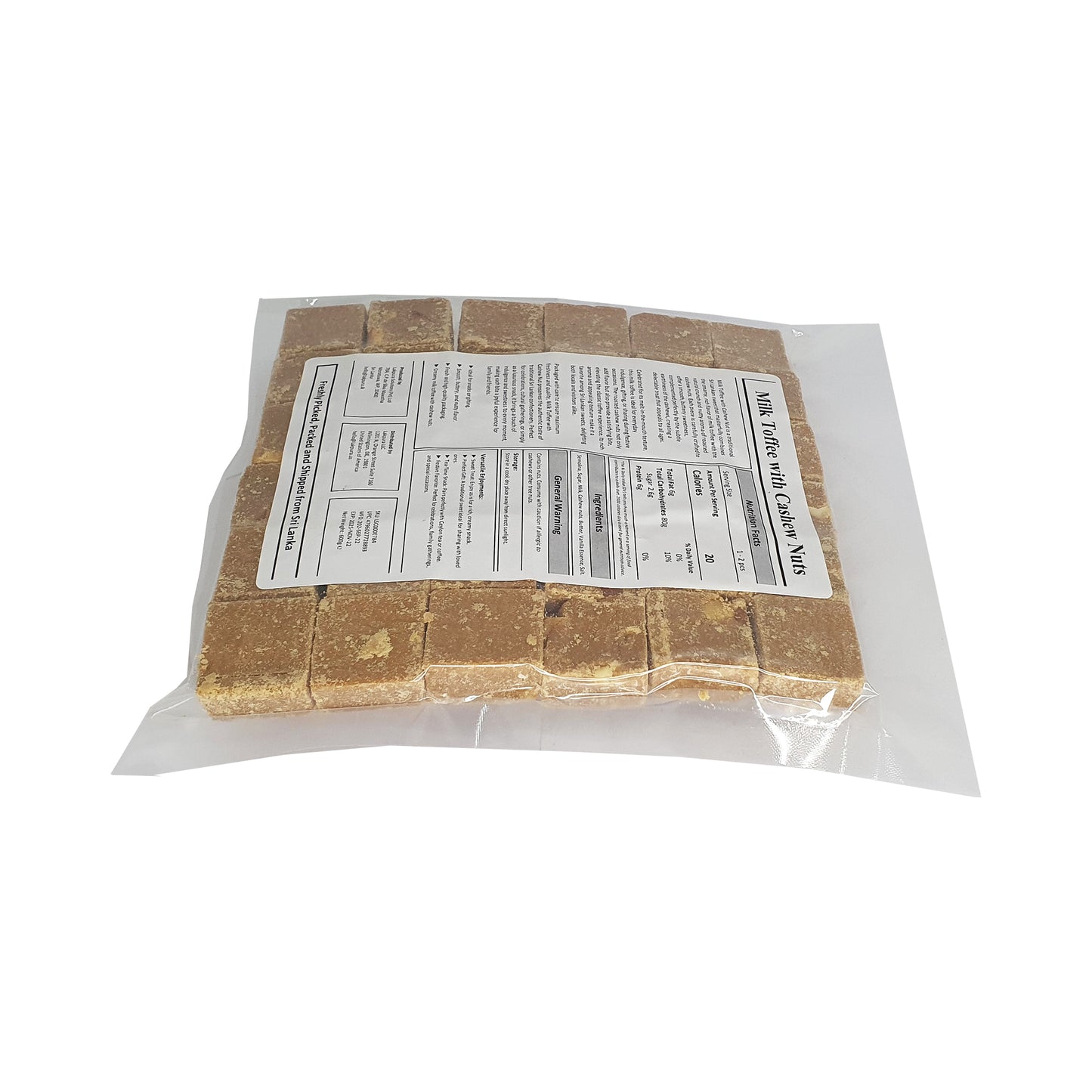 Lakpura Mjölkkola med Cashewnötter (50 st)