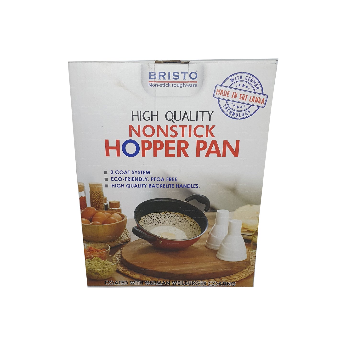 Bristo Nonstick Hopper Pan 18cm (7 tum)