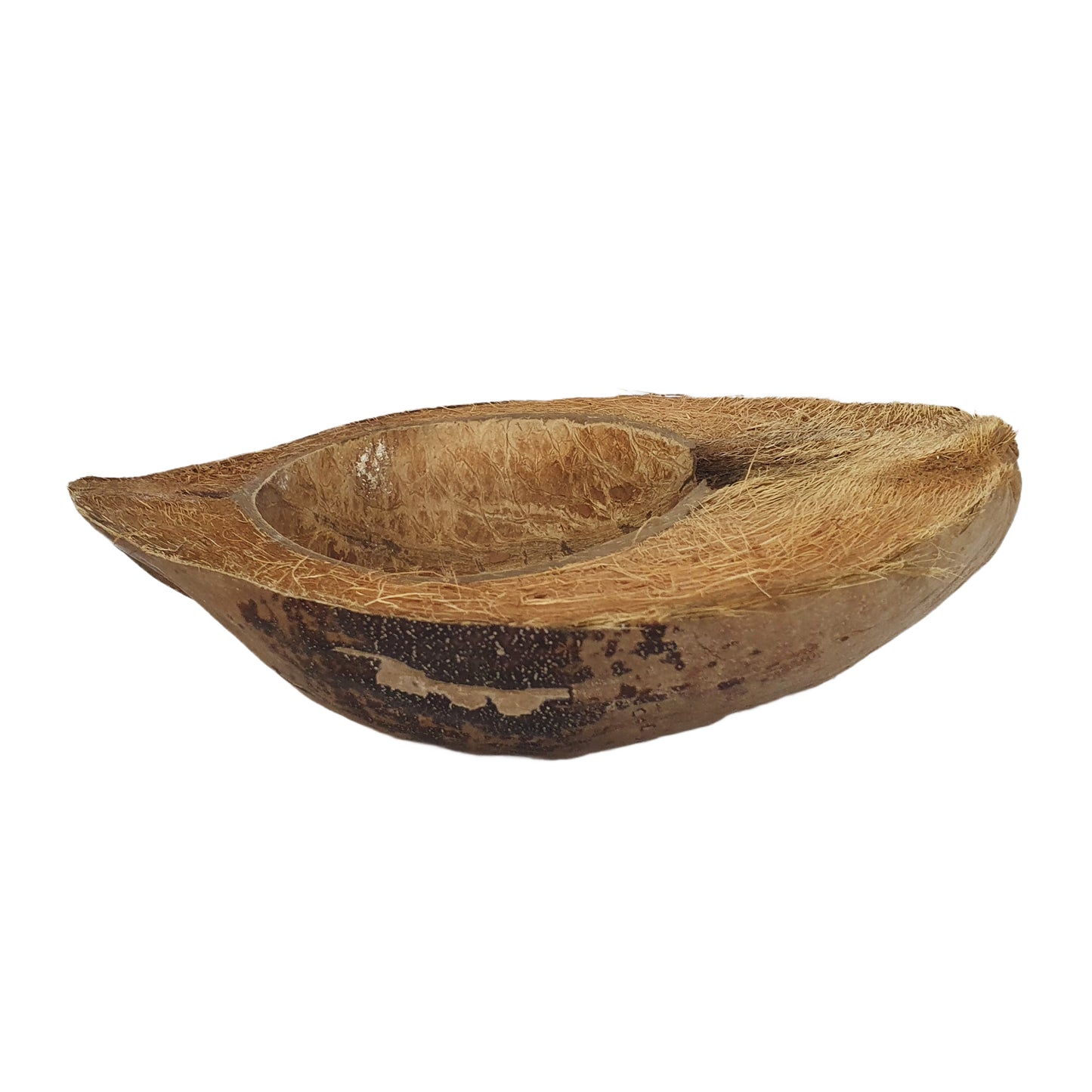 Bivenro Natural Coconut Pet Bowl Design (Free Size)