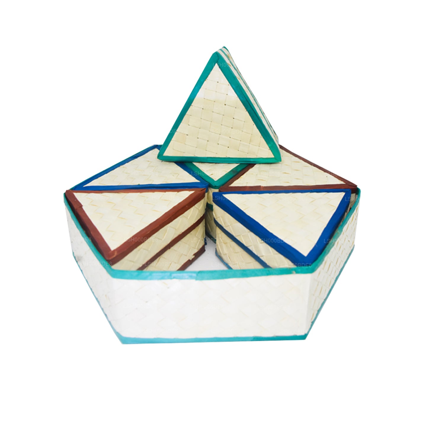 Lakpura Palmyrah Leaf Presentförpackning (Design D)