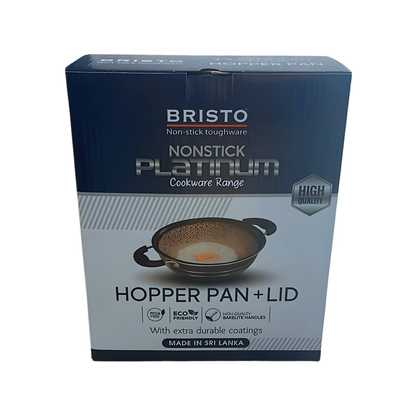 Bristo Nonstick Platinum Behållarform 18 cm (7 tum)