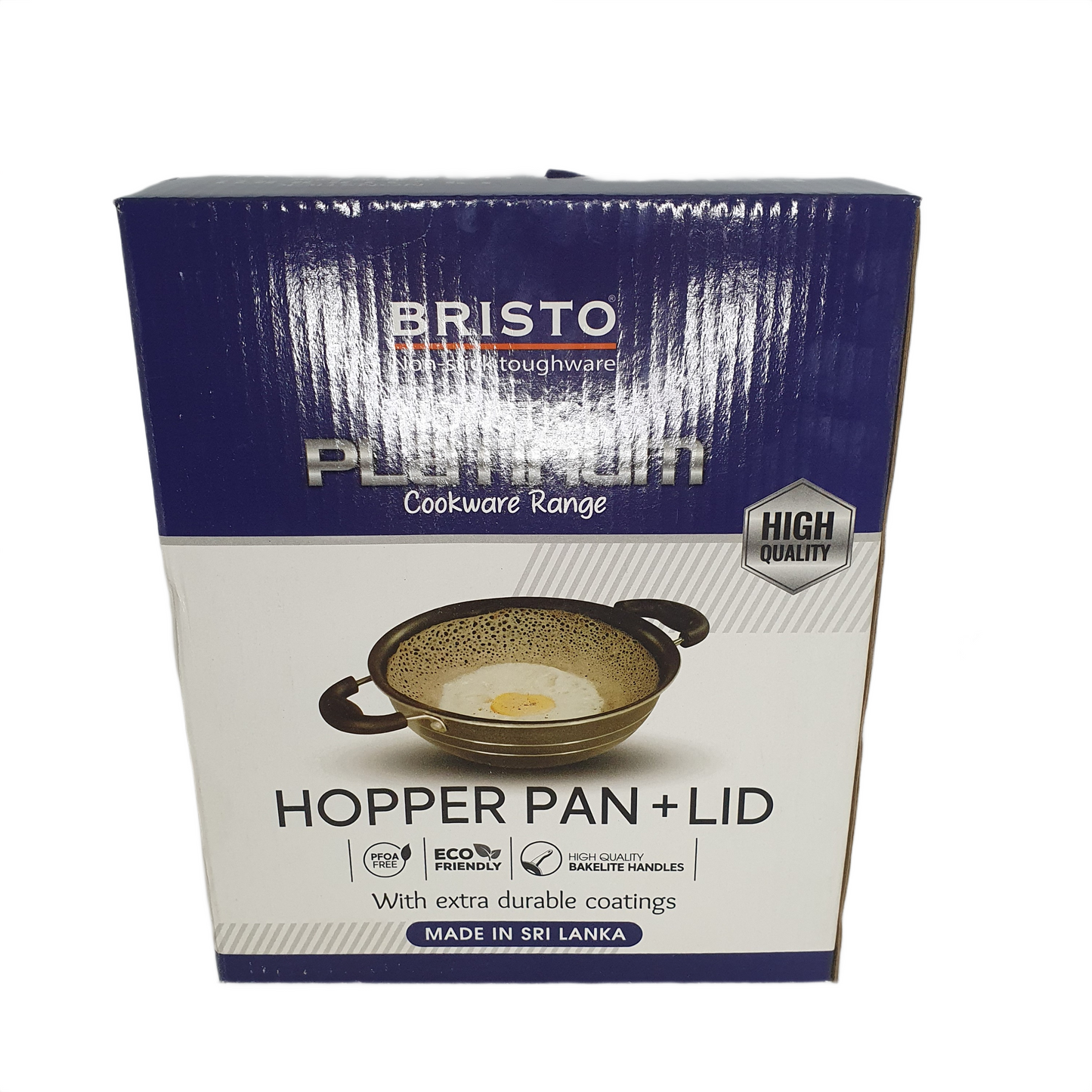 Bristo Nonstick Platinum Behållarform 18 cm (7 tum)
