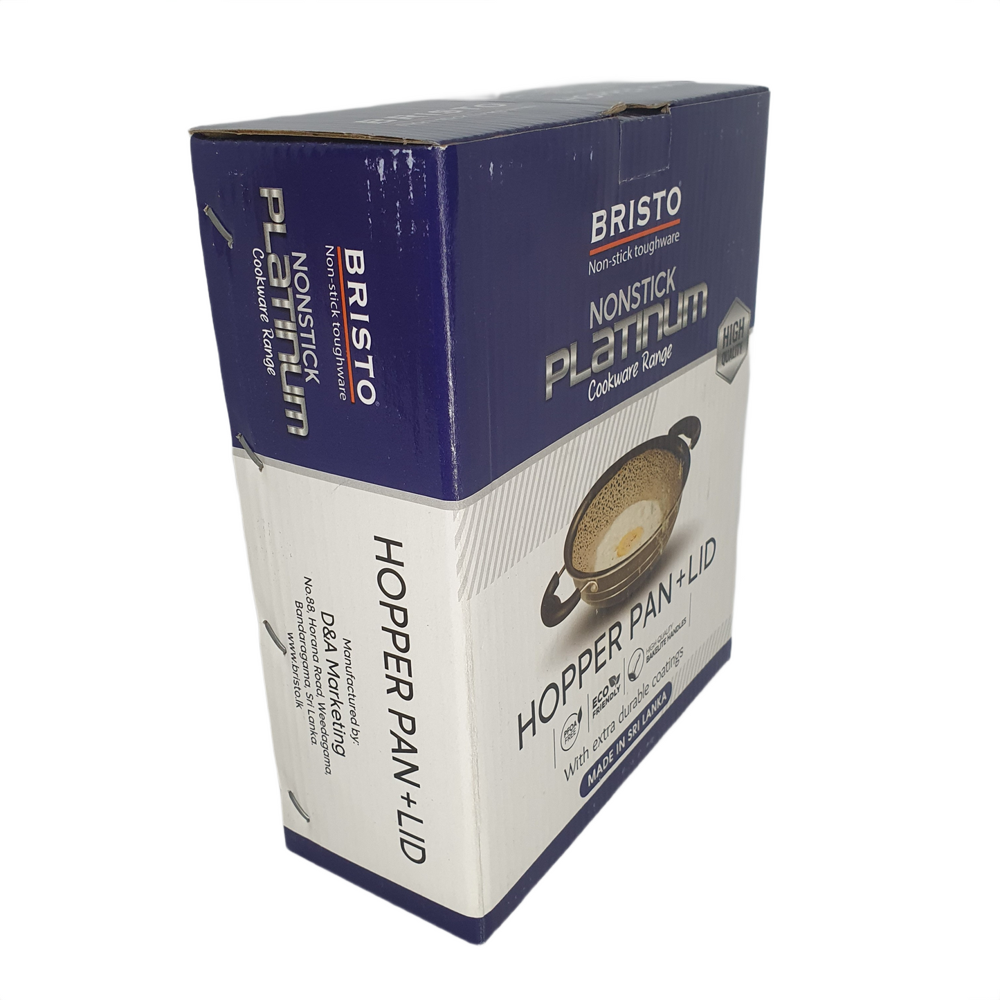 Bristo Nonstick Platinum Behållarform 18 cm (7 tum)