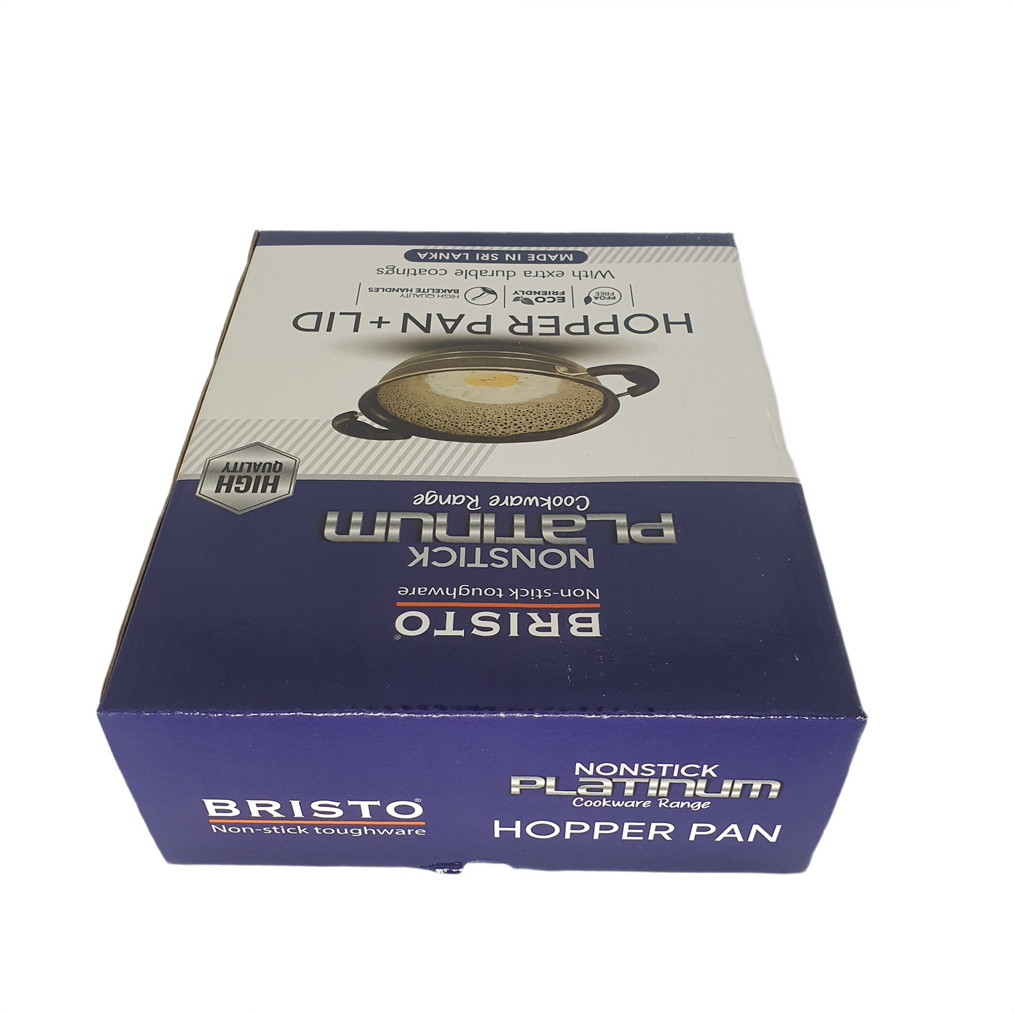 Bristo Nonstick Platinum Behållarform 18 cm (7 tum)
