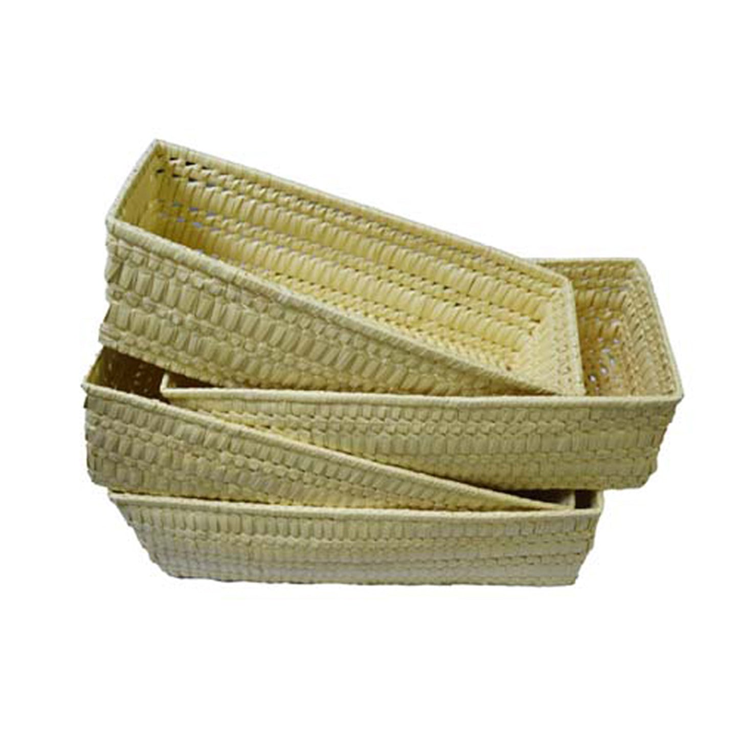 Lakpura® Palmyrah Basket Square Shape (Four Pieces) Design A