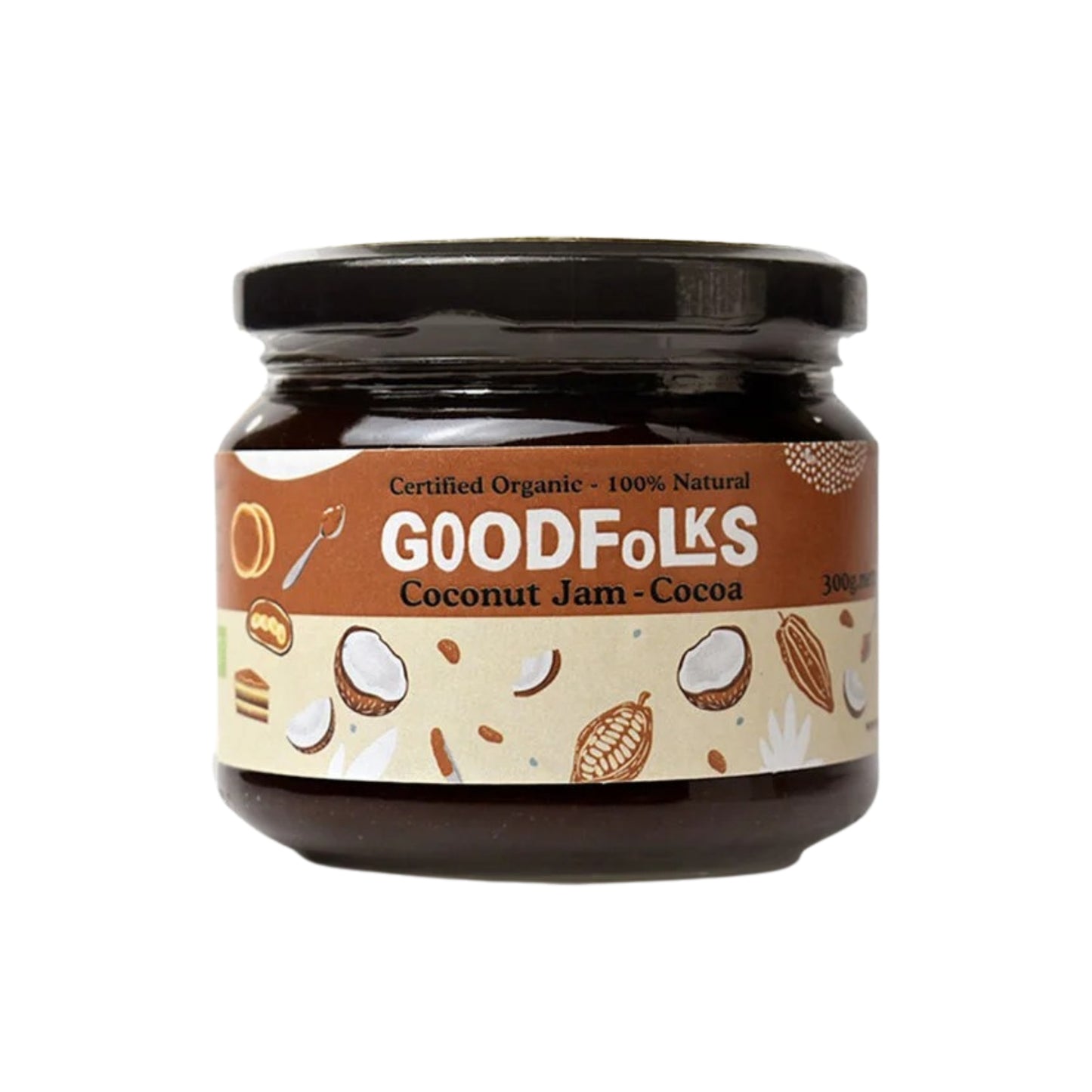 Goodfolks kokossylt med kakao (300g)