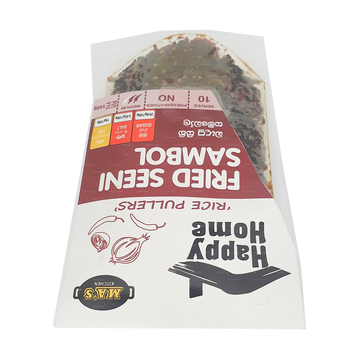 MA's Kitchen Happy Home Stekt Seeni Sambal (150g)