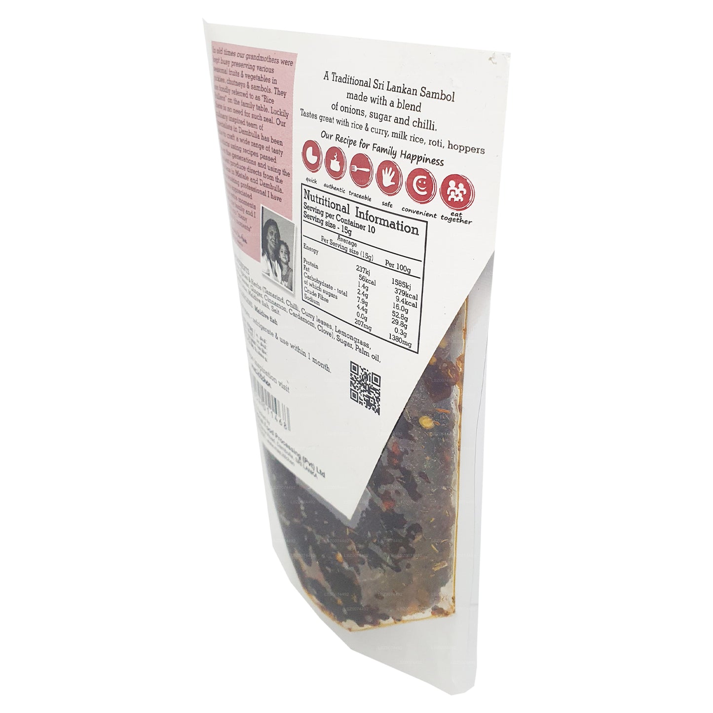 MA's Kitchen Happy Home Stekt Seeni Sambal (150g)