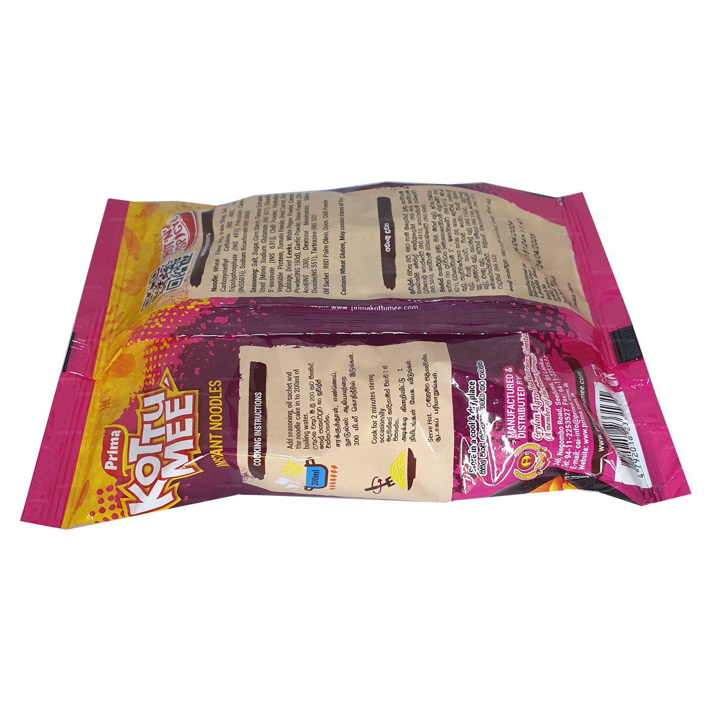 Prima Kottu Mee Varm Och Kryddig (80g)