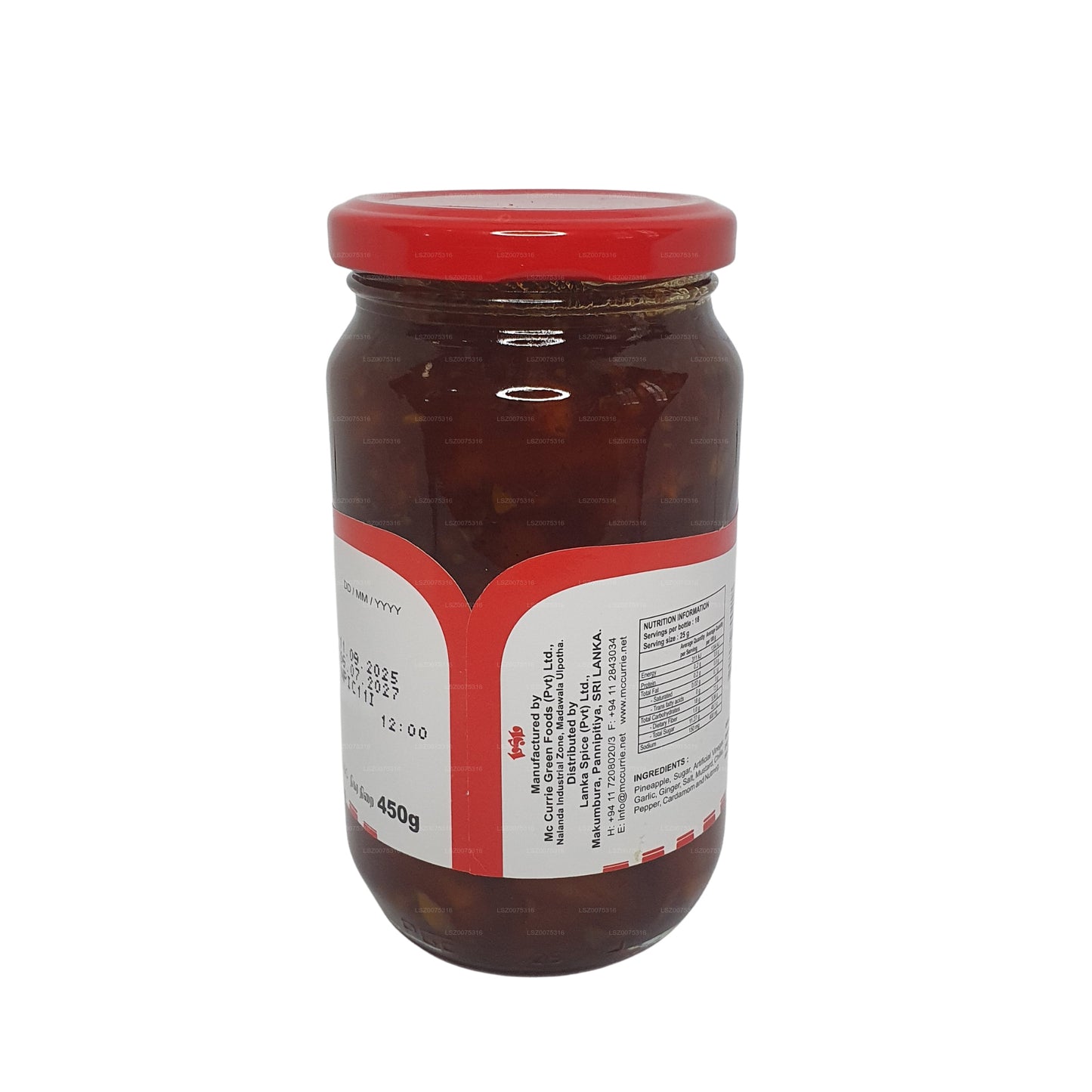 Mc Currie Ananas Chutney (450g)