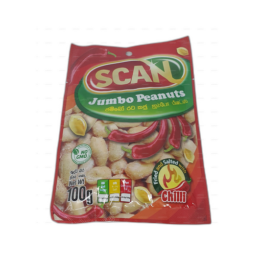 Scan Chilli Jumbo Jordnötter (100g)