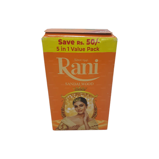 Swadeshi Rani Sandelträ Tvål 5 i 1 (5x70g)