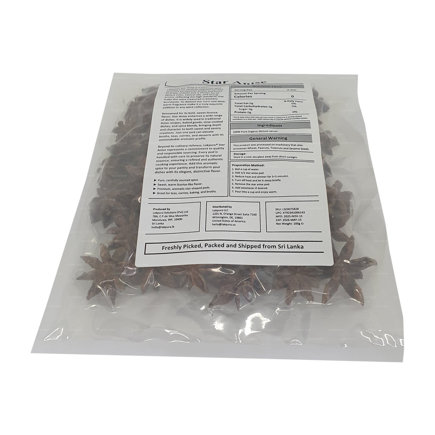 Lakpura Stjärnanis (100g)