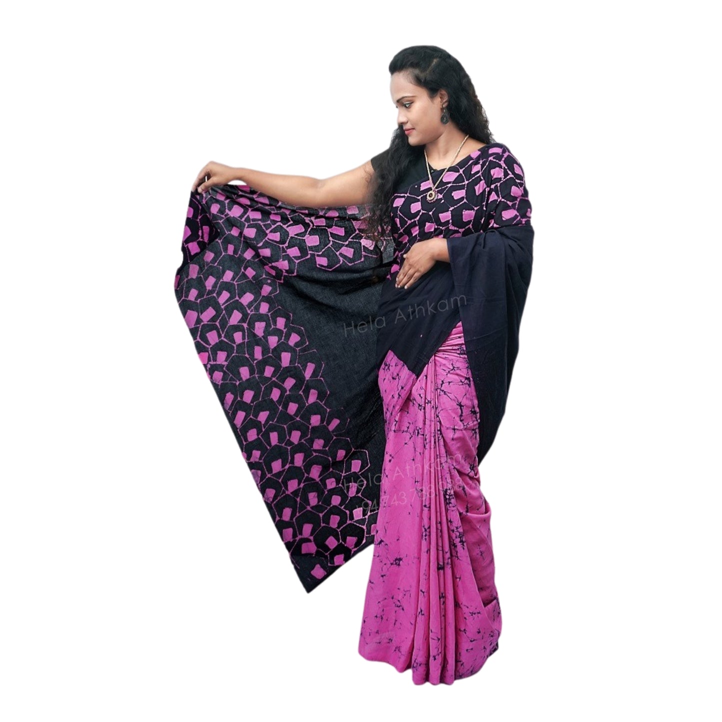 Lakpura Batik Saree (Design S023)