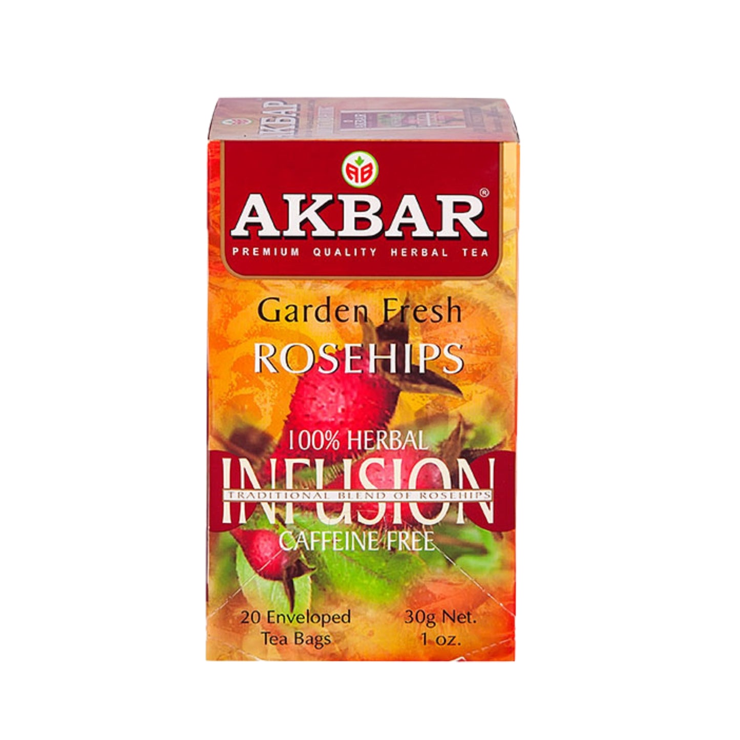 Akbar Garden Fresh Rosehips 20 tepåsar (30g)