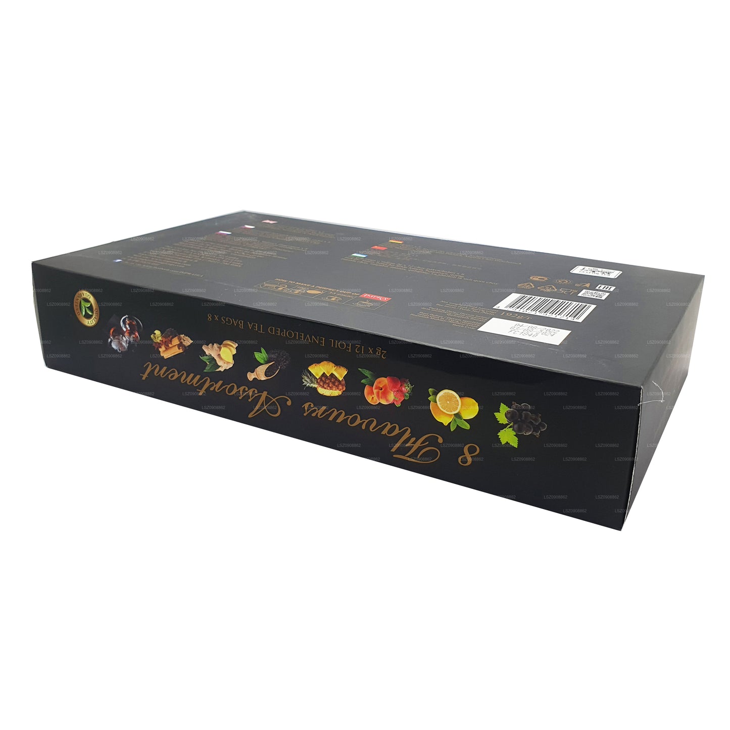 Impra presentförpackning Svart tefoliekuvert (192g)