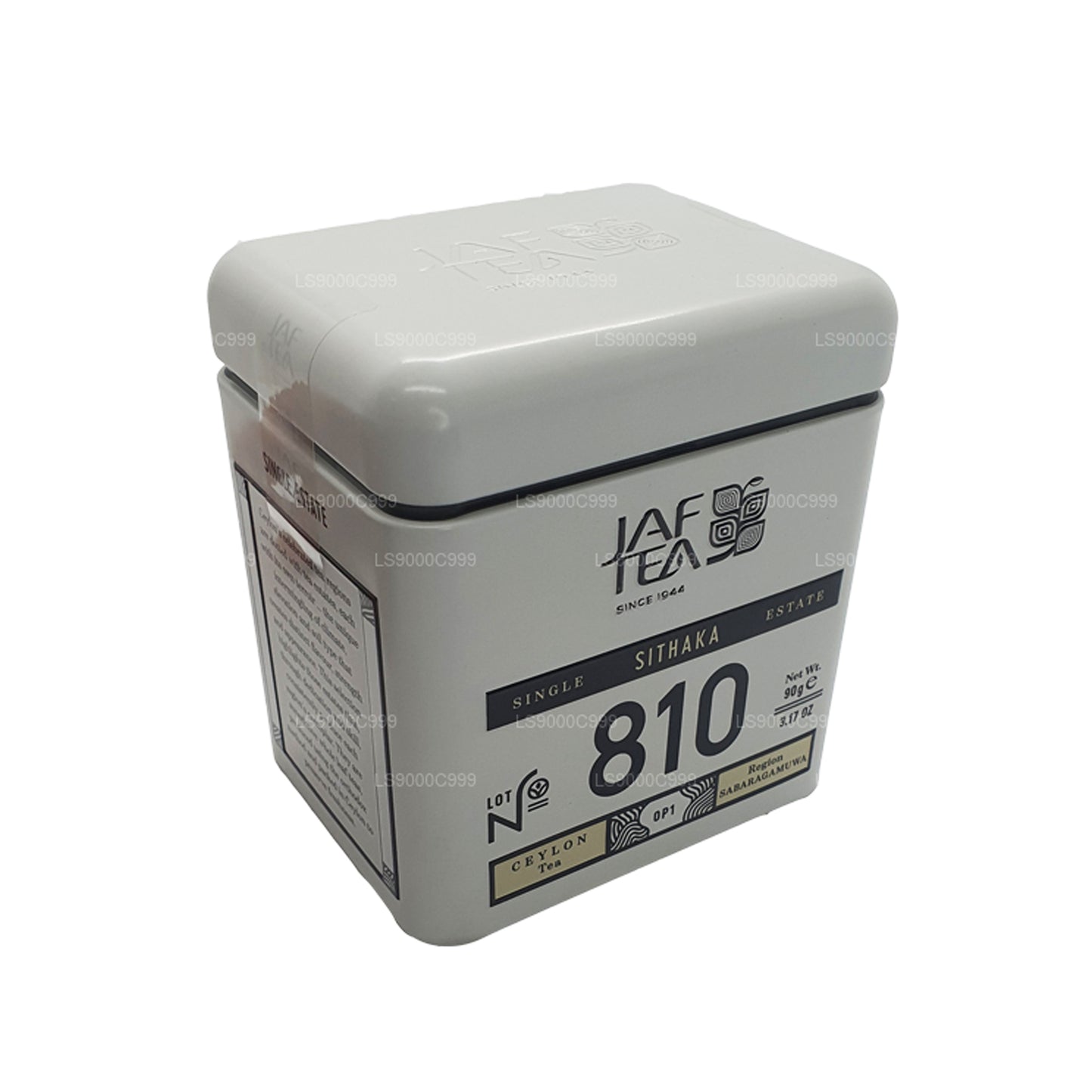 Jaf te enda egendom samling Sithaka (90g) Tenn