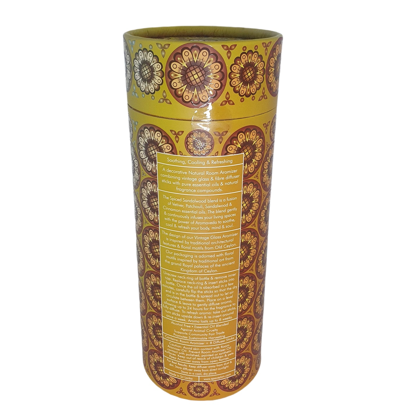 Spa Ceylon kryddat sandelträ naturliga rum aromizer (190ml)