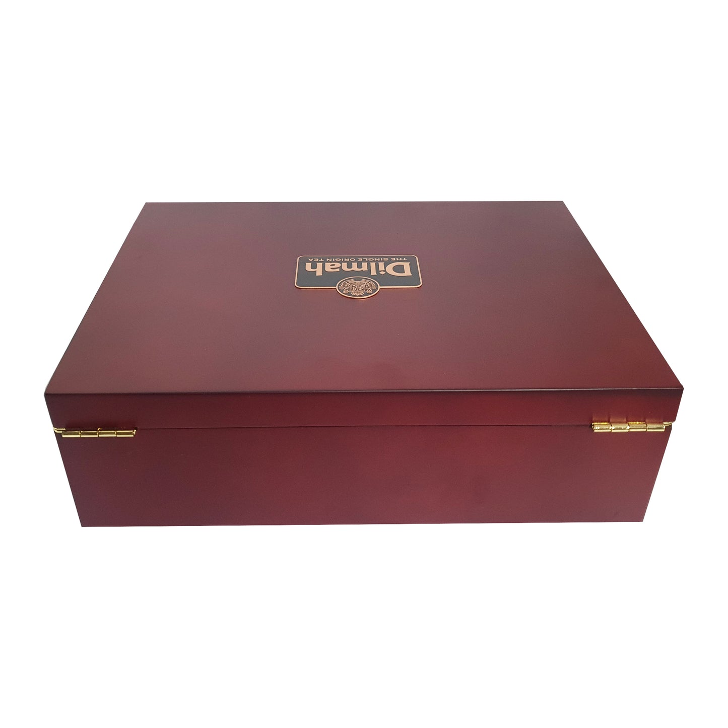 Dilmah Luxury Wooden Presenter Tea Display Chest with 120 Enveloped Teabags - Gourmet 12 Slot