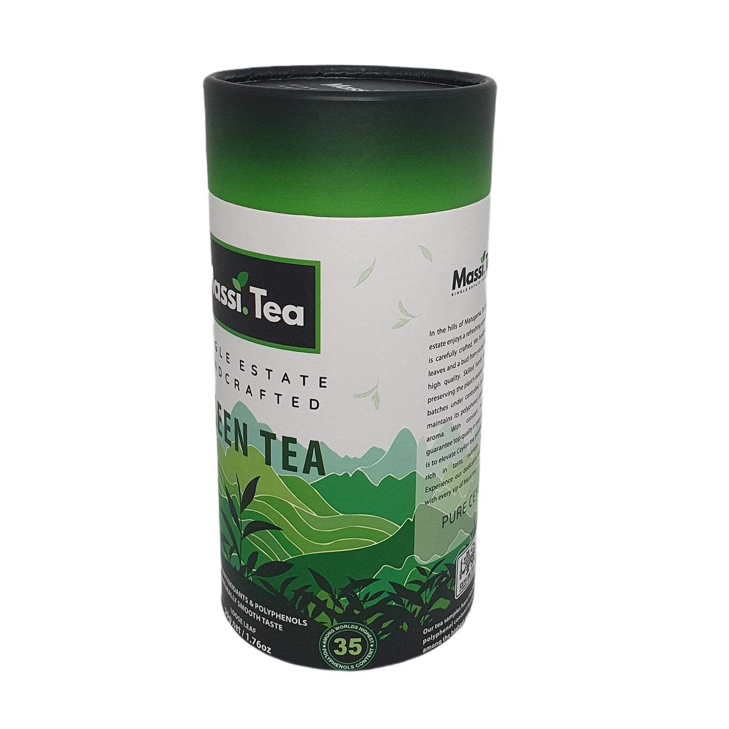 Massi Tea Single Estate Handgjort Grönt Te (50g)