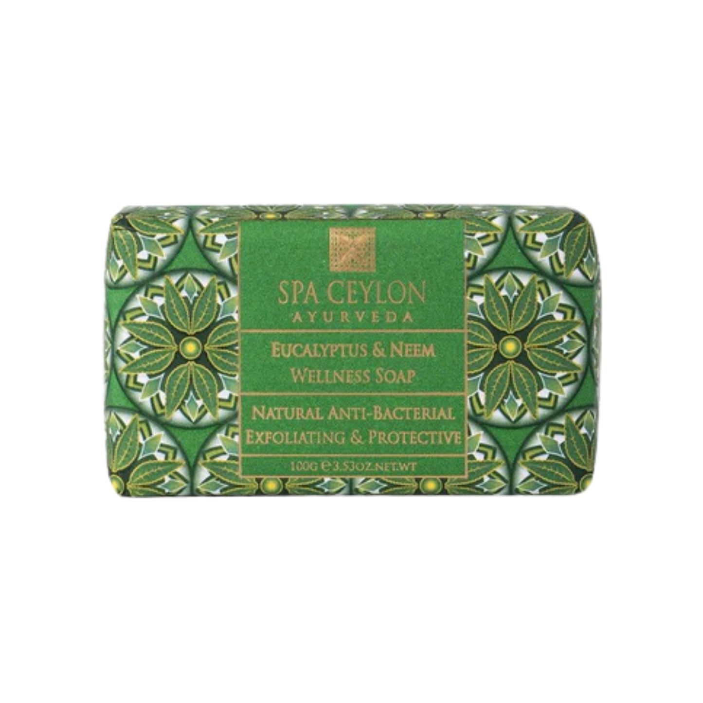 Spa Ceylon Eucalyptus & Neem - Antibakteriell exfolierande wellnessvål (100 g)