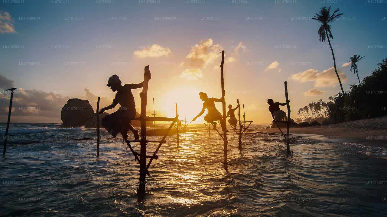 Blandning av strand och kullar (7 dagar)